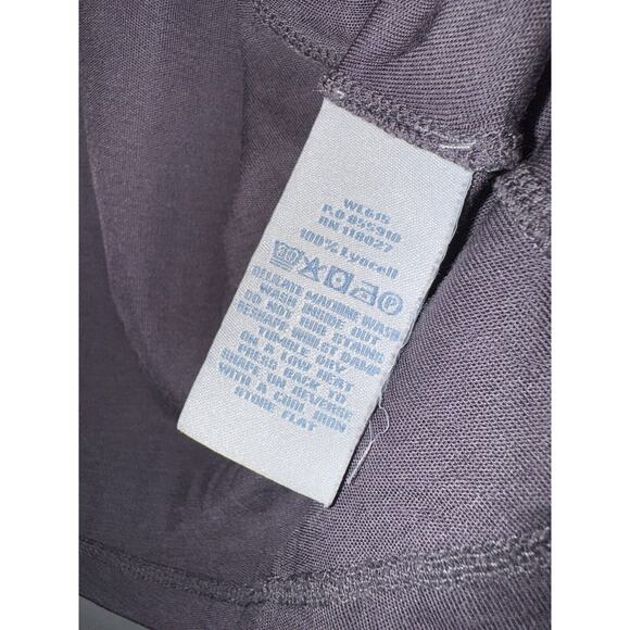 Boden Sweater Womens 6 Purple Lyocell Open Front Cardigan Velour Trim Thin - Picture 4 of 7